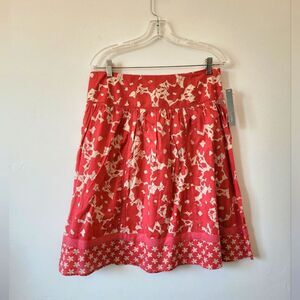 NEW 100% Cotton Pink Floral Skirt Kawaii Coquette Y2K 90s Cottage Girlhood 10